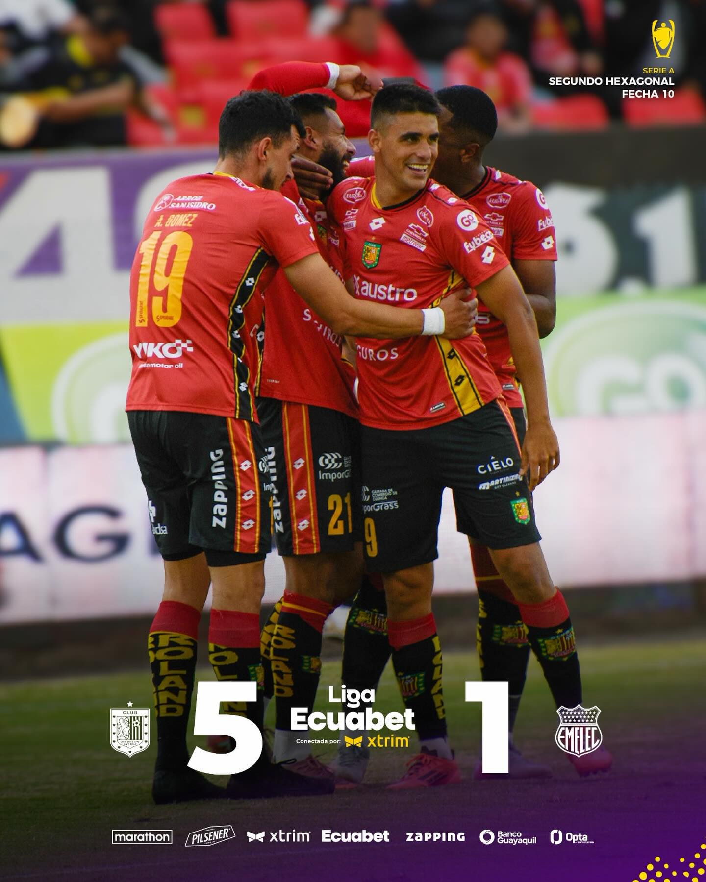 D. Cuenca VS Emelec 10ma. Fecha Exagonal 2 Liga Pro 2025 Ecuador