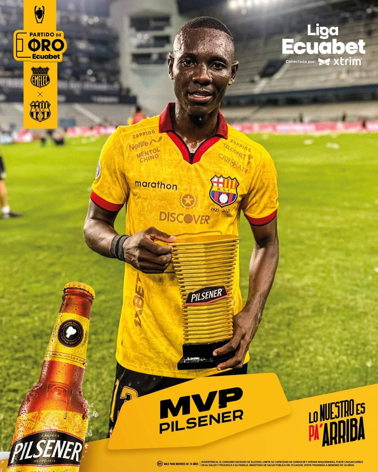 Emelec VS Barcelona 28ava. Fecha Liga PRO 2025 El Jugador 1