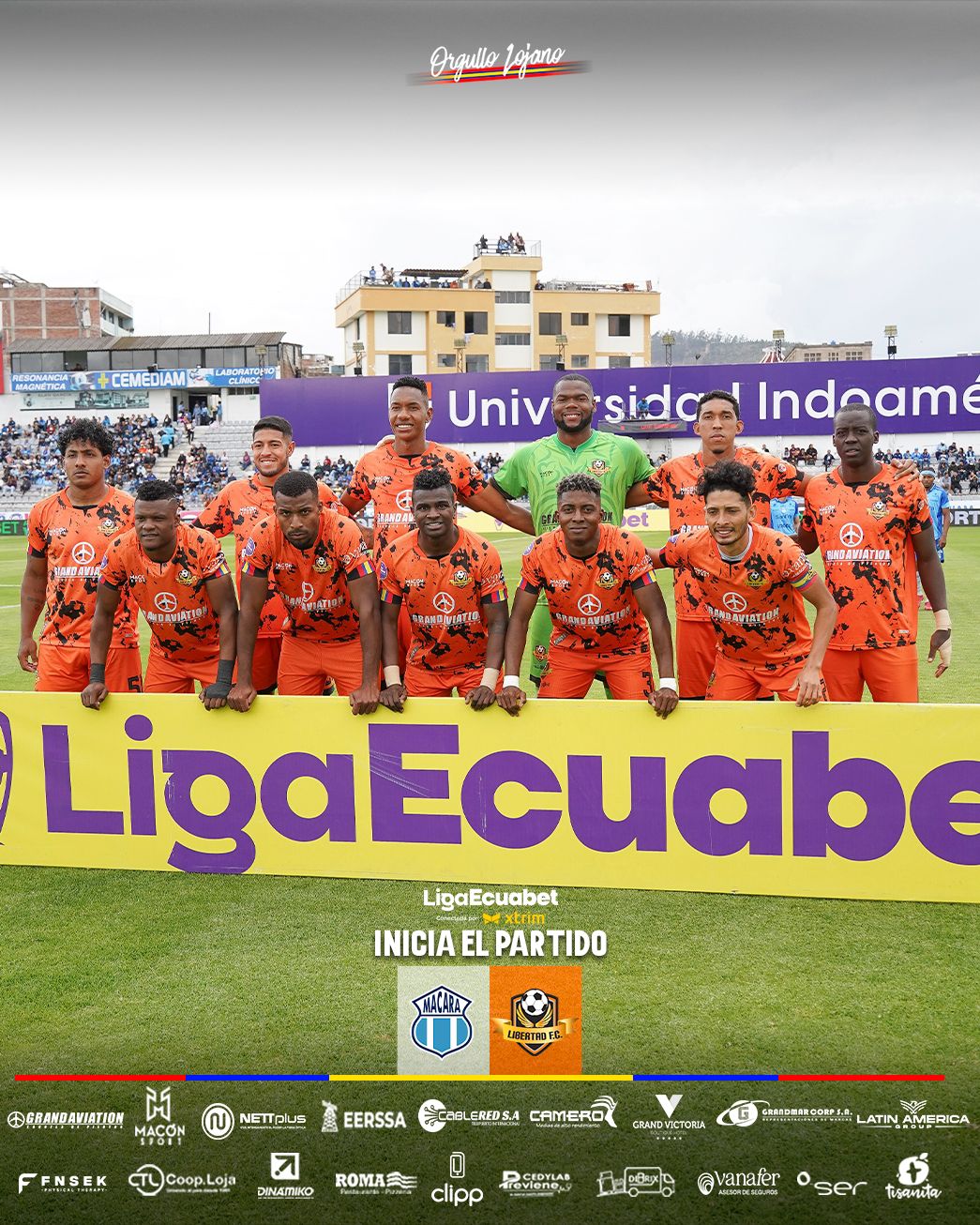Libertad VS Mácara 29ava. Fecha Liga PRO 2025 Ecuador 1