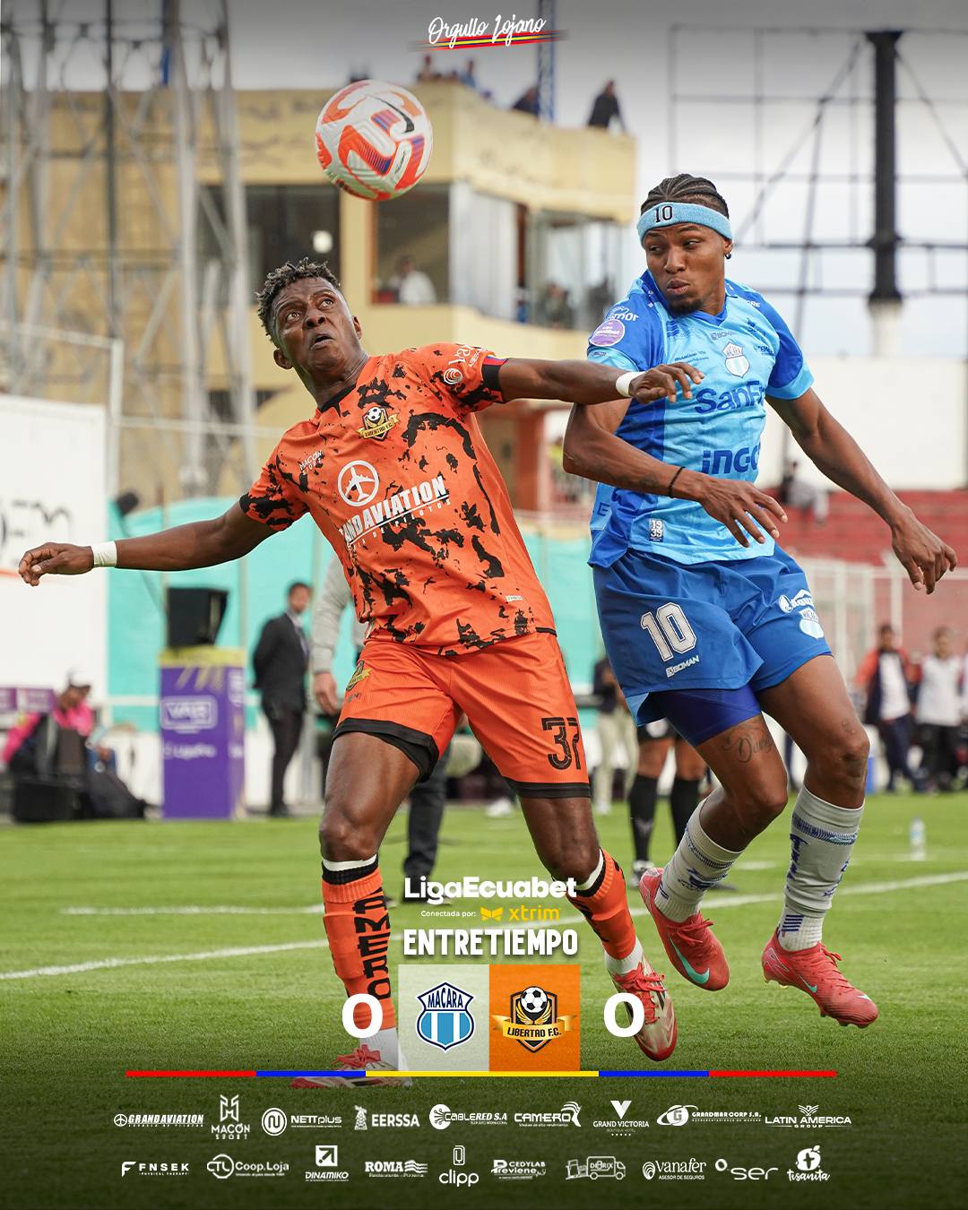Libertad VS Mácara 29ava. Fecha Liga PRO 2025 Ecuador 2