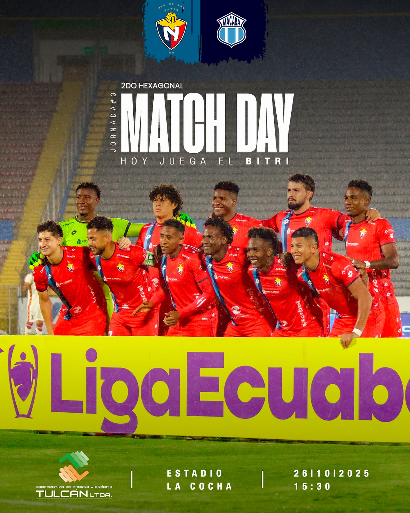 El Nacional VS Macará 3era. Fecha 2do. Exagonal Liga Pro 1