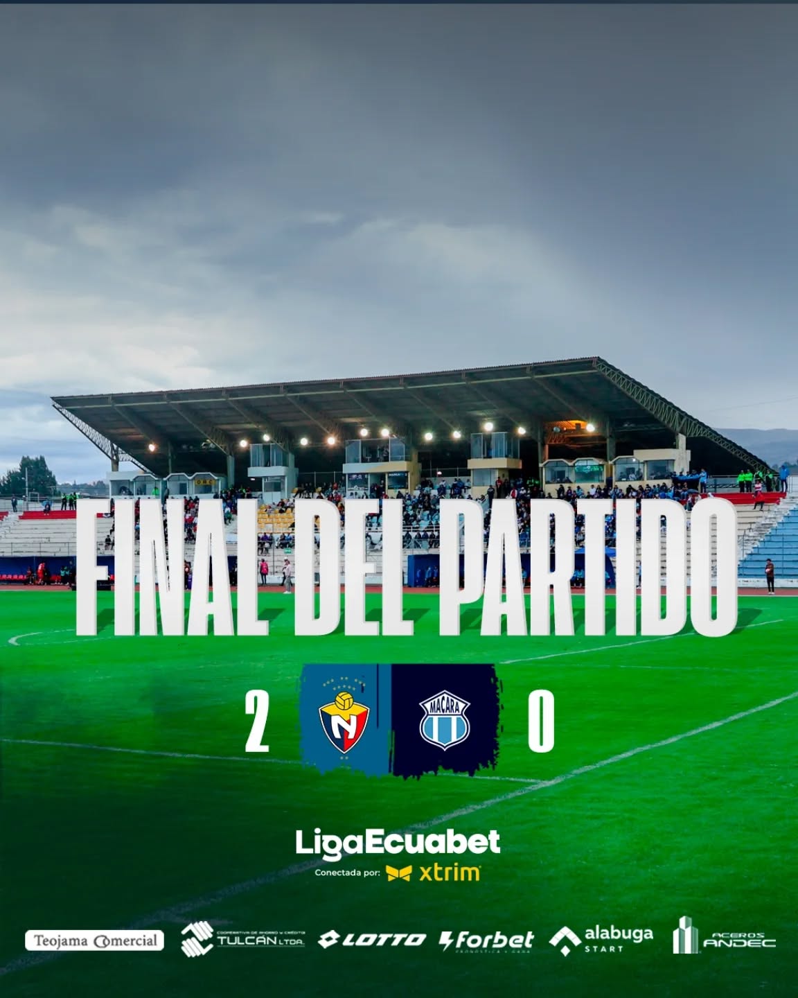 El Nacional VS Macará 3era. Fecha 2do. Exagonal Liga Pro 4