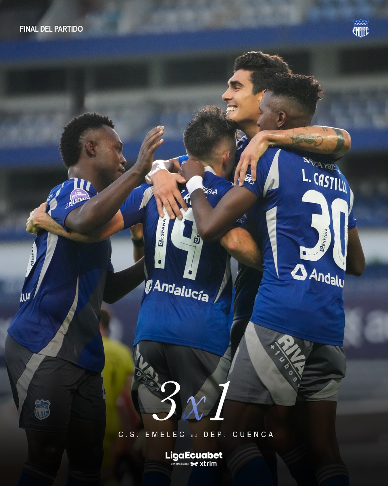 Emelec VS D. Cuenca 1era. Fecha 2do. Exagonal Liga Pro 1