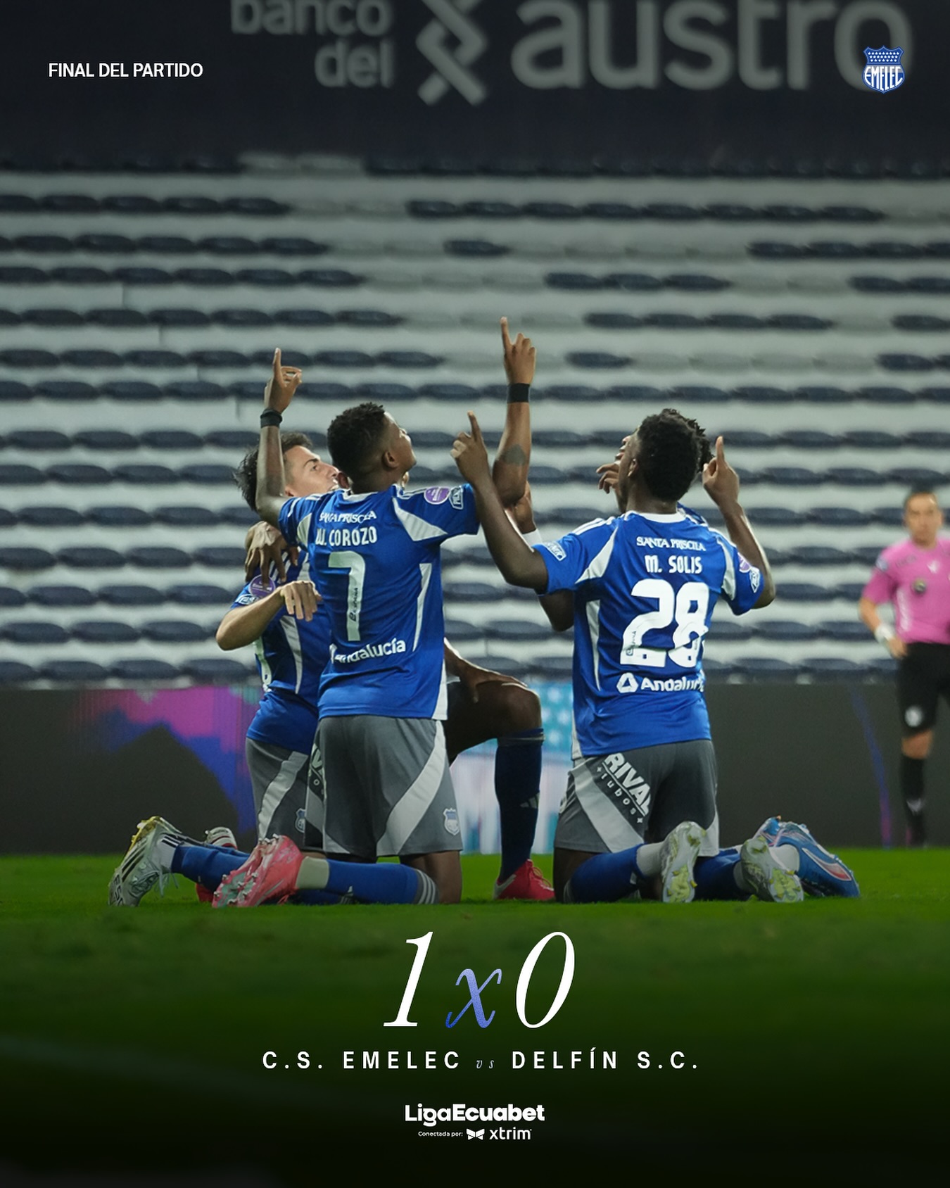 Emelec VS Delfín 3era. Fecha 2do. Exagonal Liga Pro 4