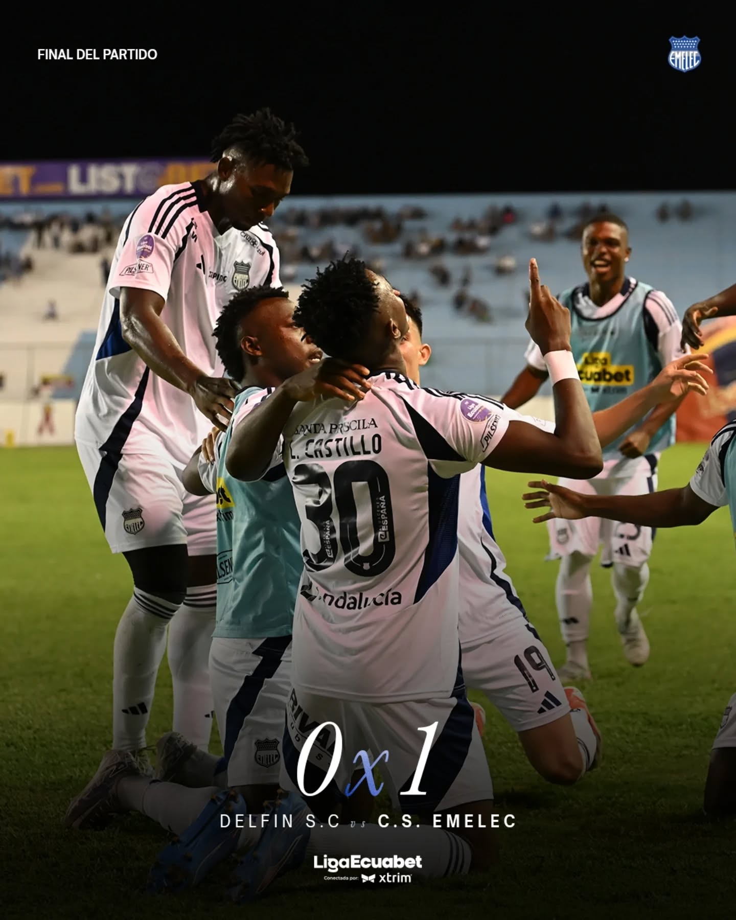 Delfín VS Emelec 7ma. Fecha Exagonal 2 Liga Pro 2
