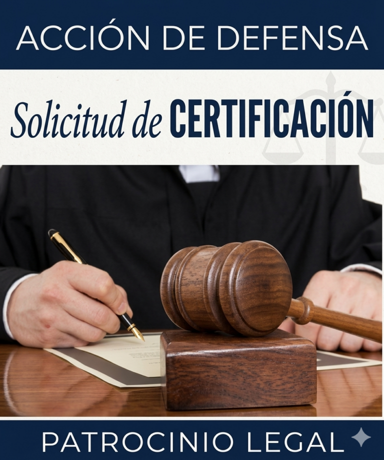 Certificación Patrocinio