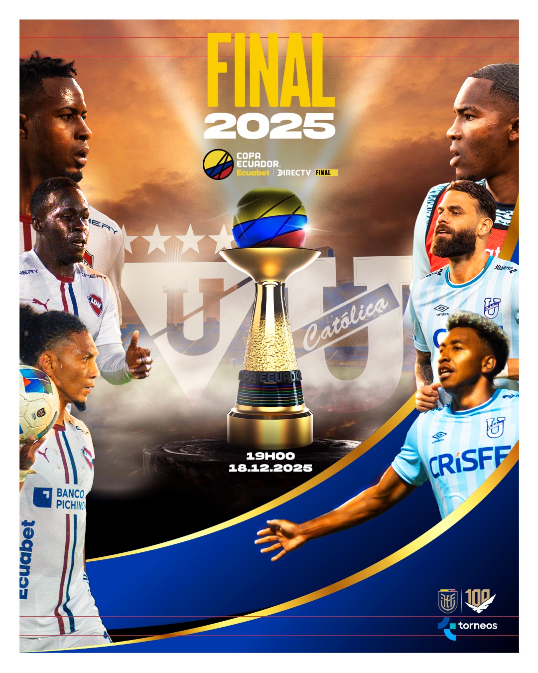 Cuadro Copa Ecuador Finalistas 2025.