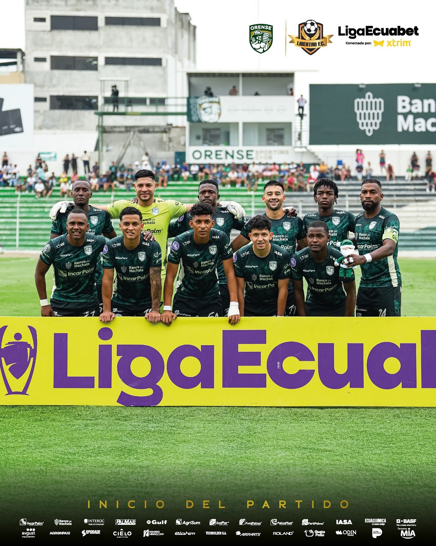 Orense VS Libertad 10ma. Fecha Exagonal 1 Liga Pro 2025 Ecuador 1