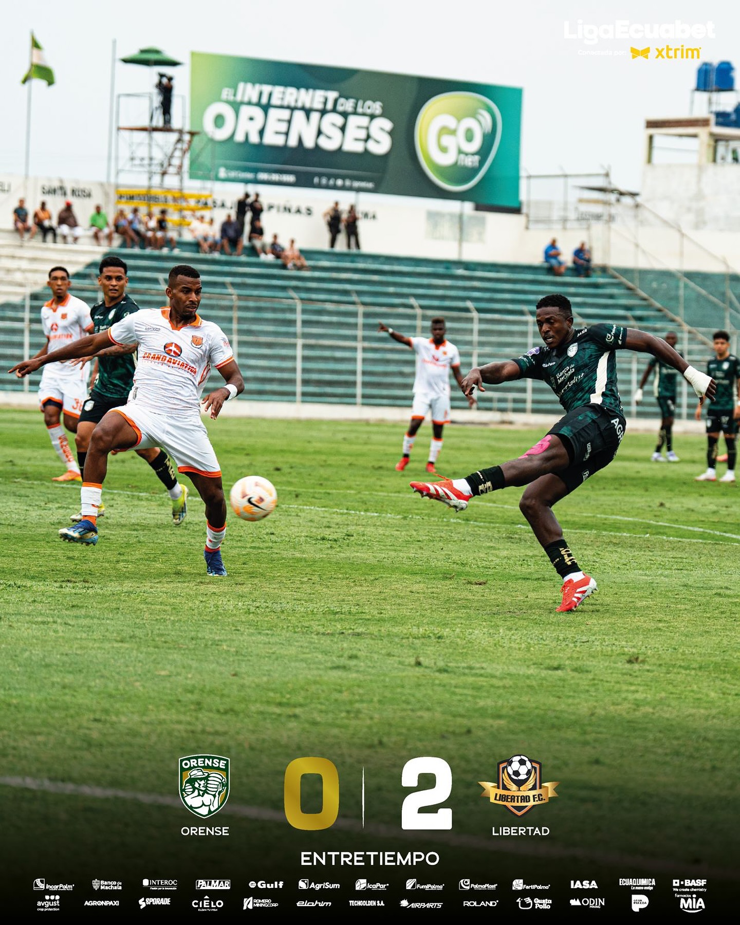 Orense VS Libertad 10ma. Fecha Exagonal 1 Liga Pro 2025 Ecuador 2