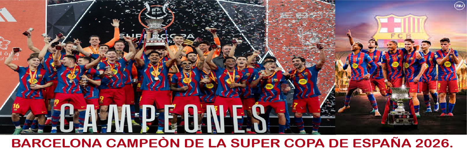 Barcelona Campeòn Super Copa 2026