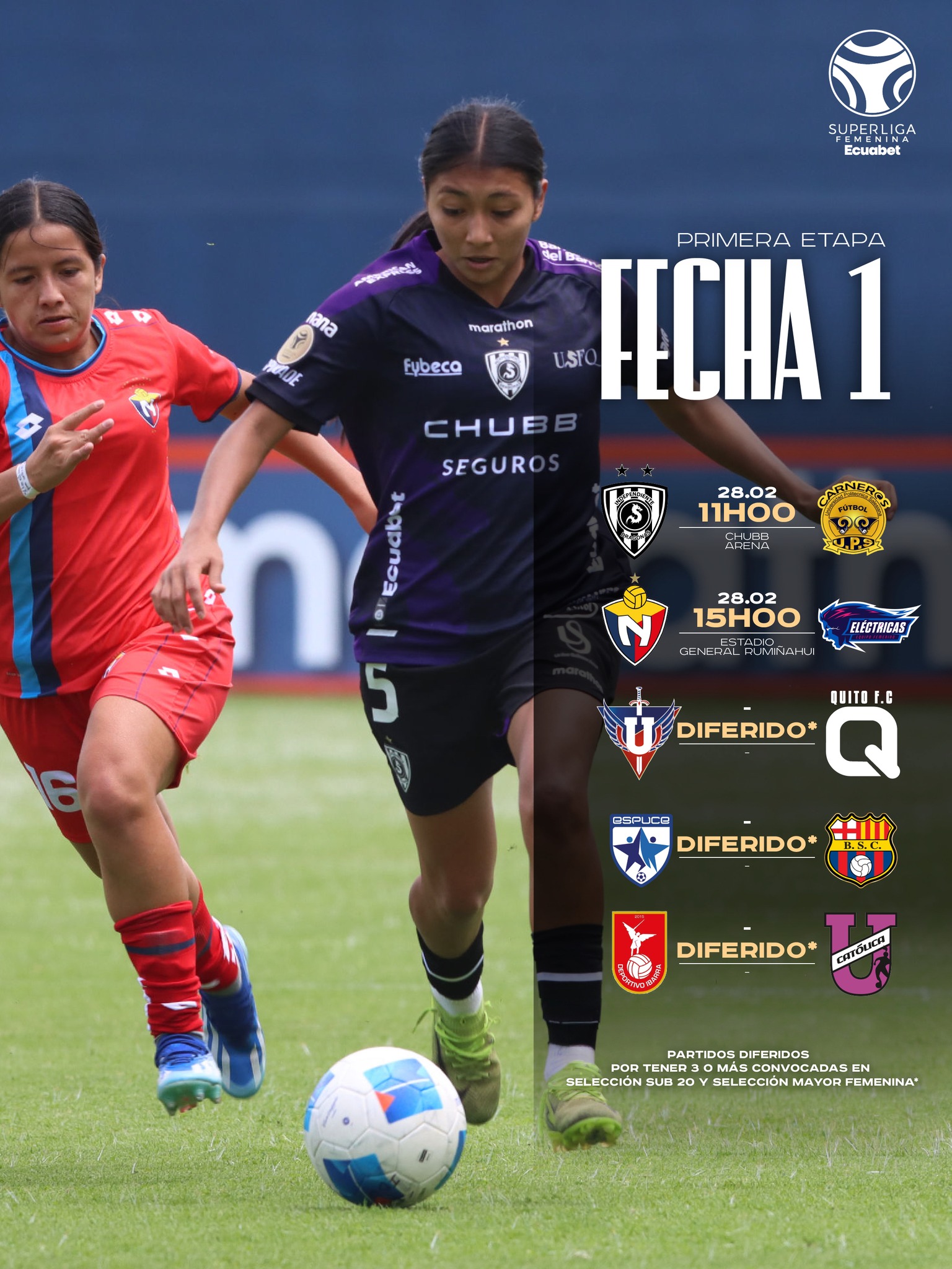 1era. Fecha Super Liga Femenina 2026