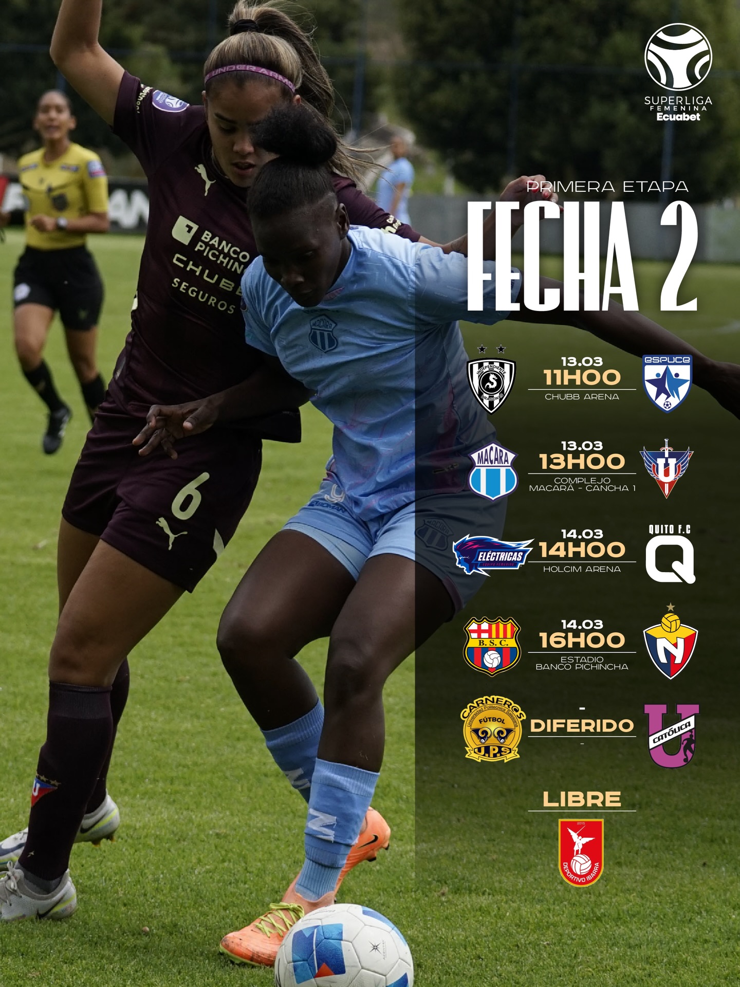 2da. Fecha Super Liga Femenina 2026