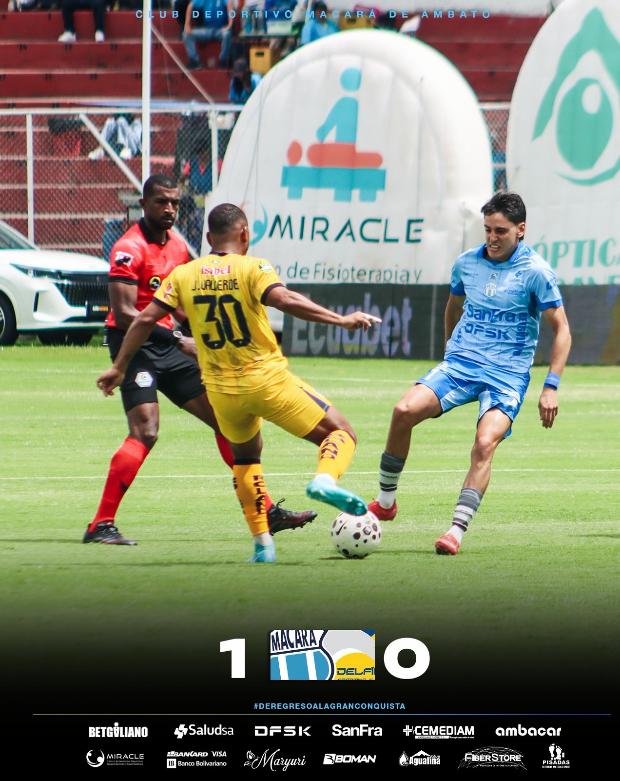Macara VS Delfìn 5ta. Fecha Liga Pro 2026 Ecuador 5