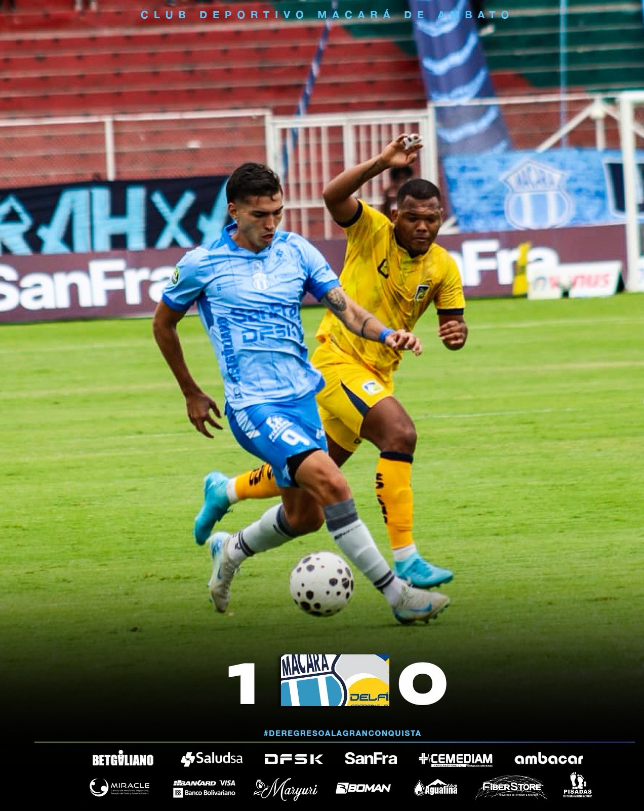 Macara VS Delfìn 5ta. Fecha Liga Pro 2026 Ecuador 6
