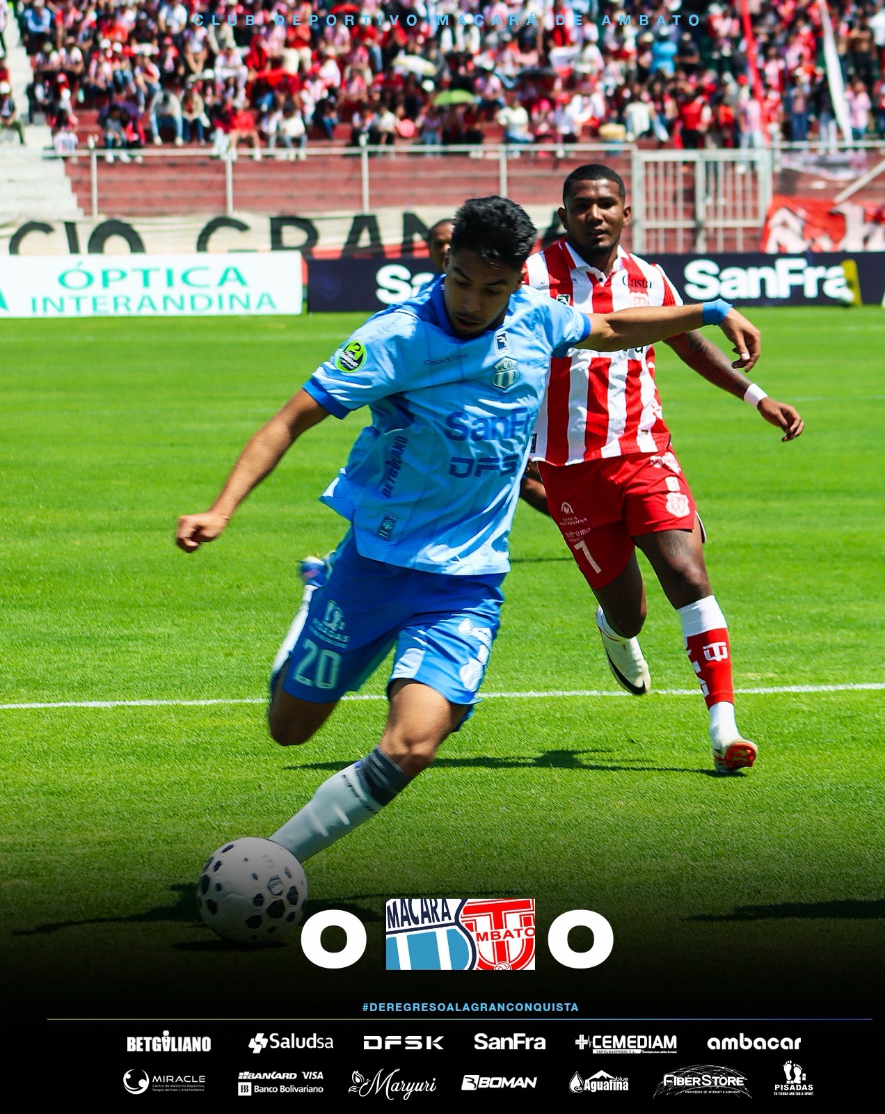 Macara VS T. Universitario 3era. Fecha Liga Pro 2026 Ecuador 3