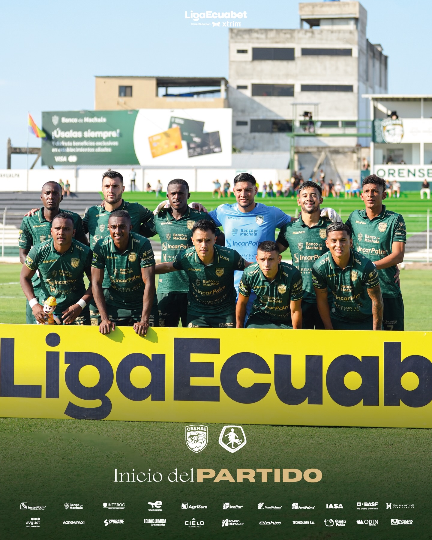 Orense VS Mushuc Runa 5ta. Fecha Liga Pro 2026 Ecuador 1