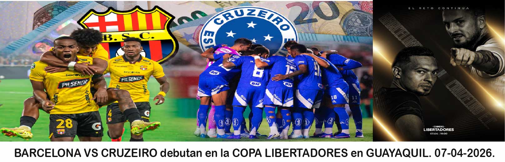 Barcelona VS Cruzeiro Libertadores 2026