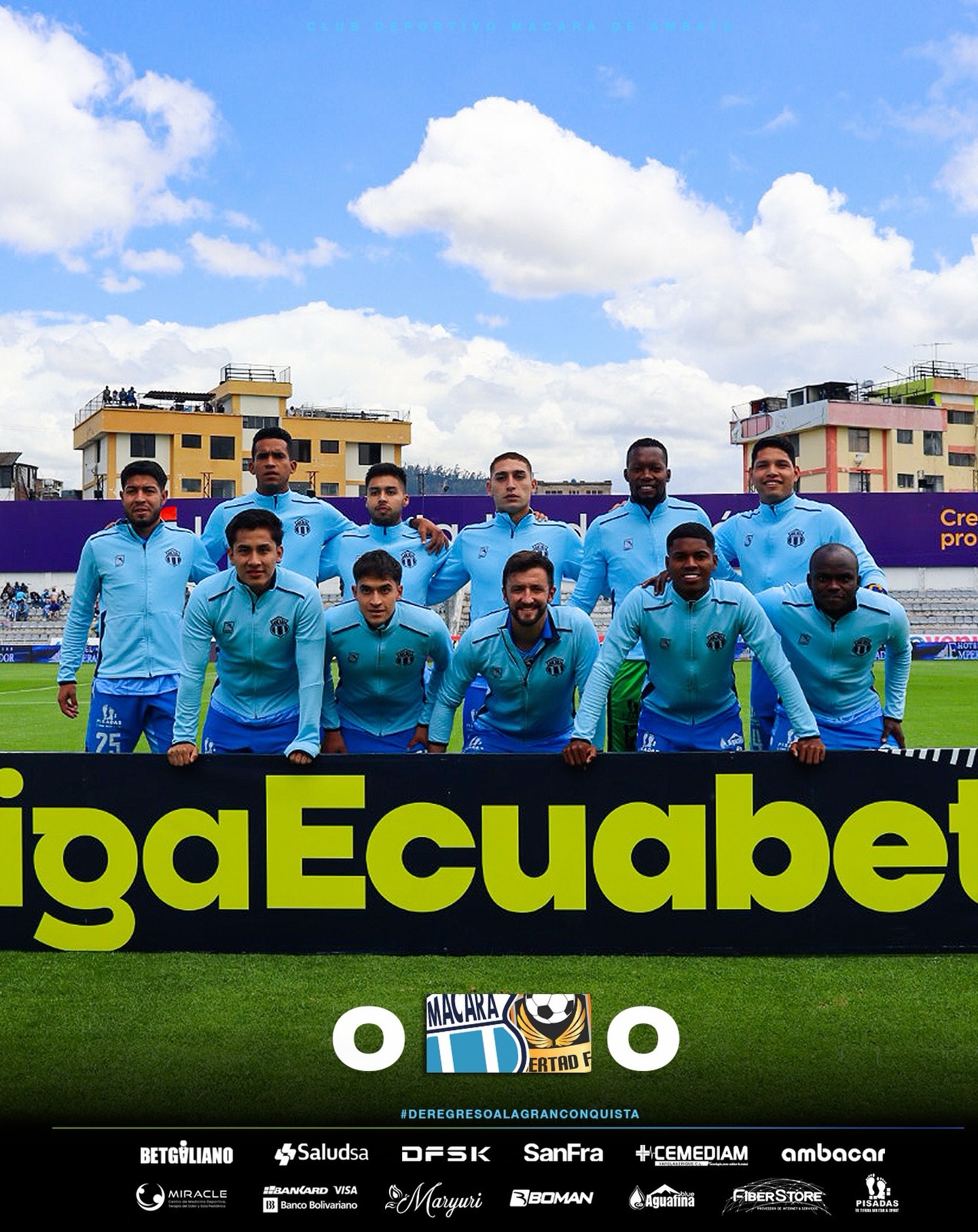Macara Vs Libertad11va. Fecha Liga Pro Ecuador 1