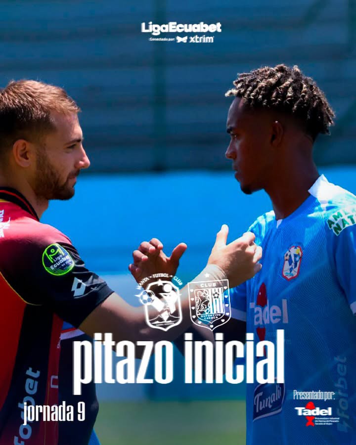 Manta VS D. Cuenca 9na. Fecha Liga Pro 2026 Ecuador 3