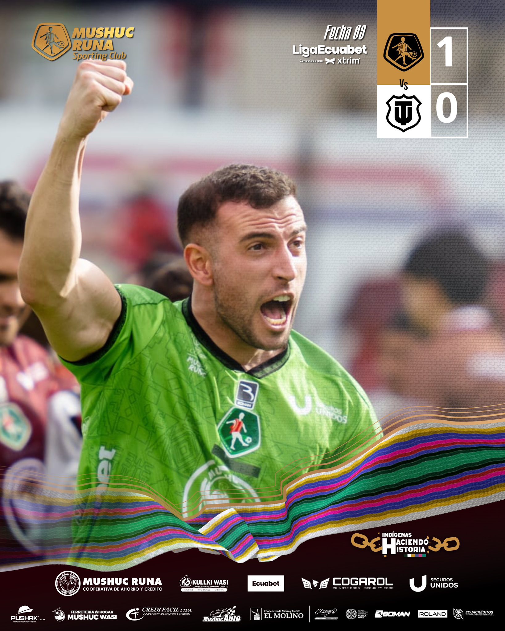 Mushuc Runa VS T. Universitario 9na. Fecha Liga Pro 2026 Ecuador 4