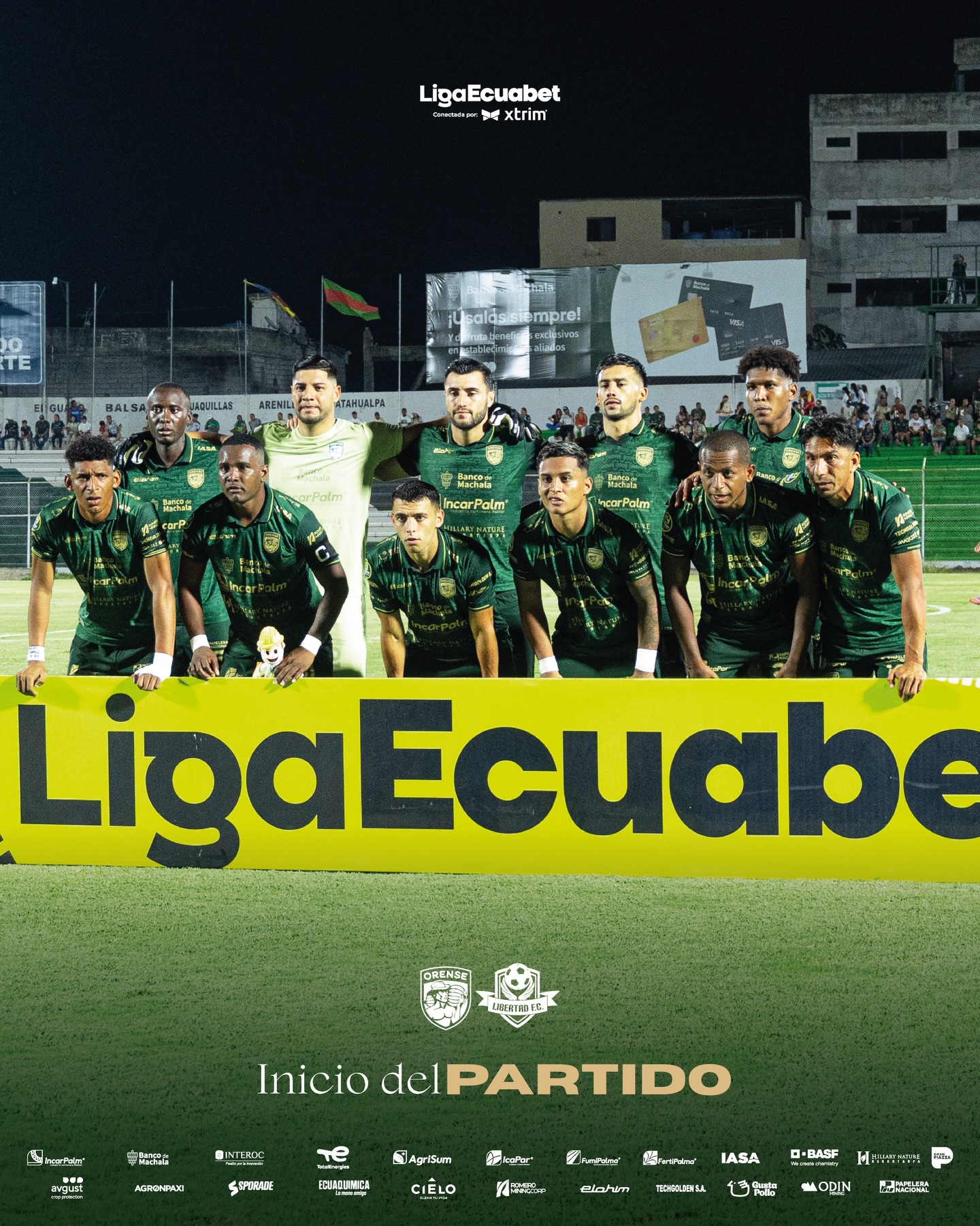 Orense VS Libertad 8va. Fecha Liga Pro 2026 Ecuador 1