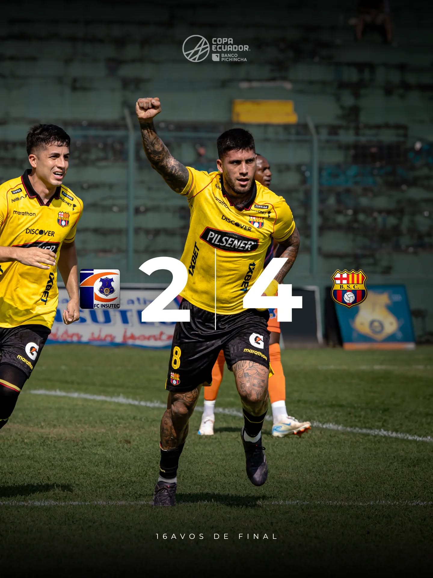 Barcelona Clasificado 16avos de Final Copa Ecuador 1