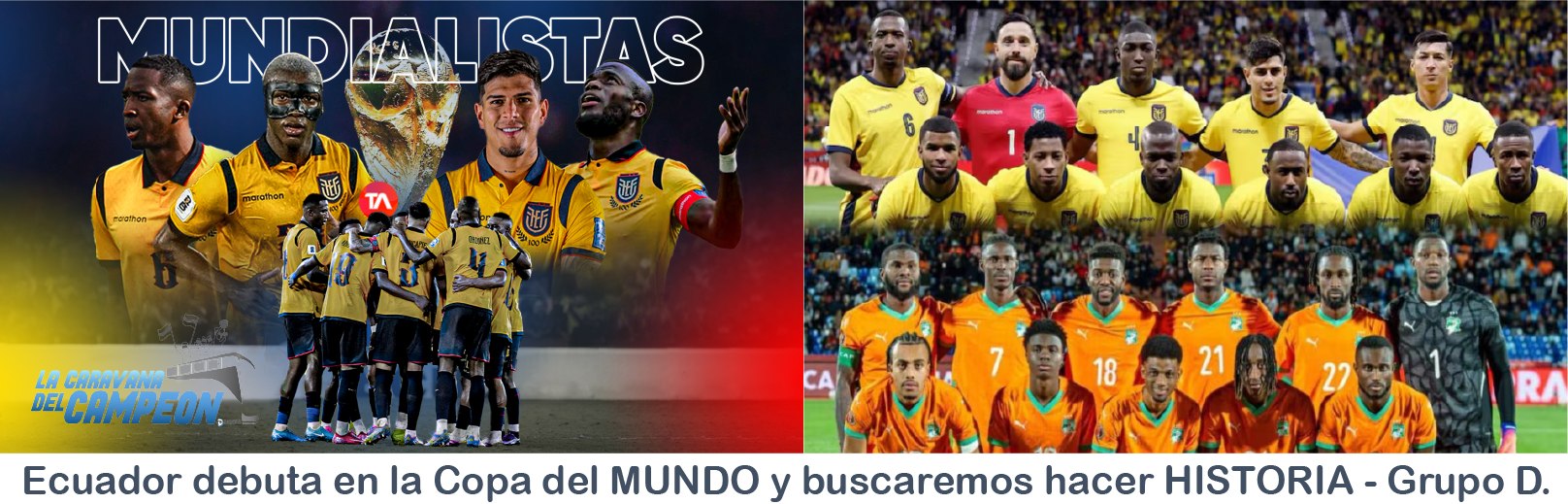 Ecuador VS Costa de Marfil Mundial 2026