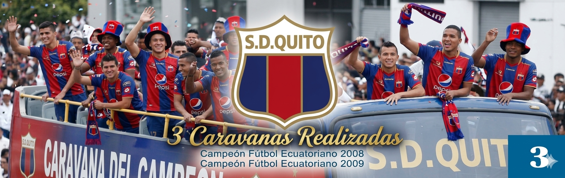 Caravana del Campeòn Deportivo Quito 2 Celebraciones Dukers Group