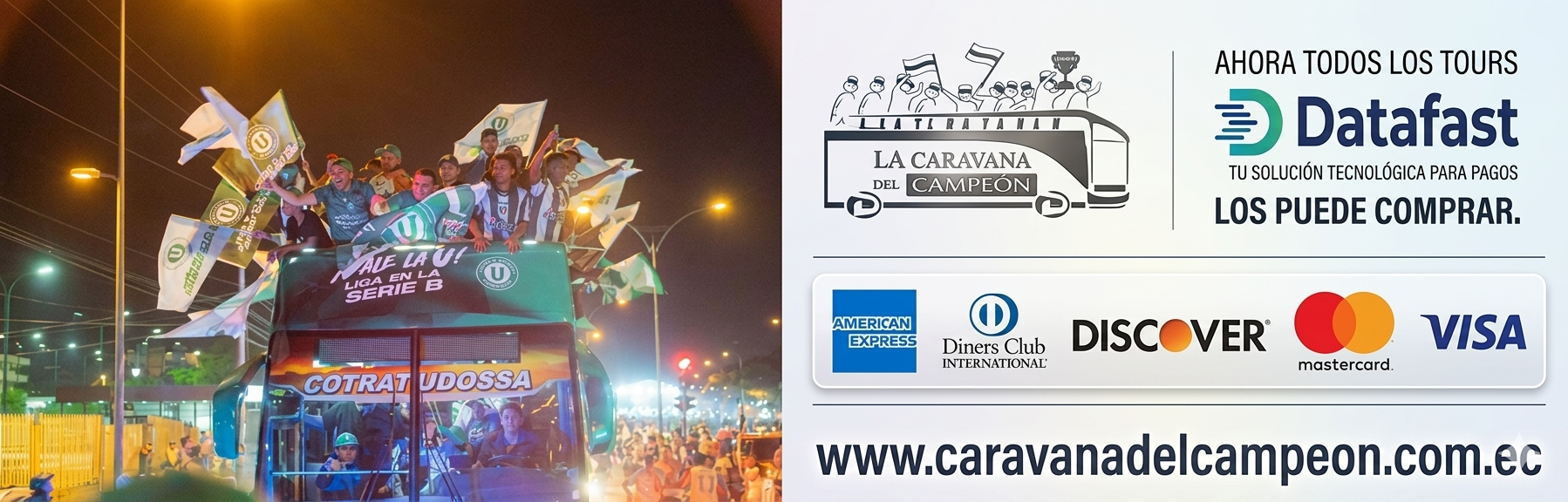 Caravana del Campeòn todas las tarejtas