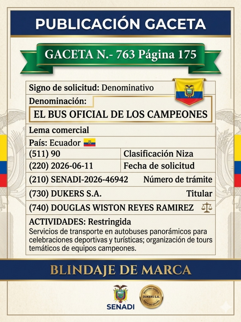 Publicaciòn Gaceta N.- 763