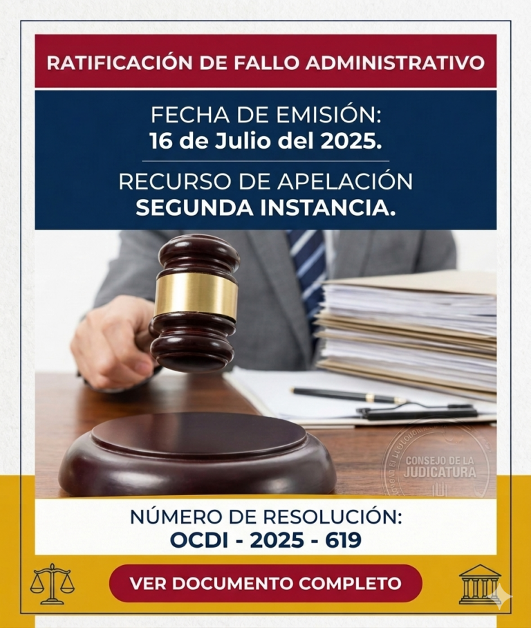 Ratificación FALLO