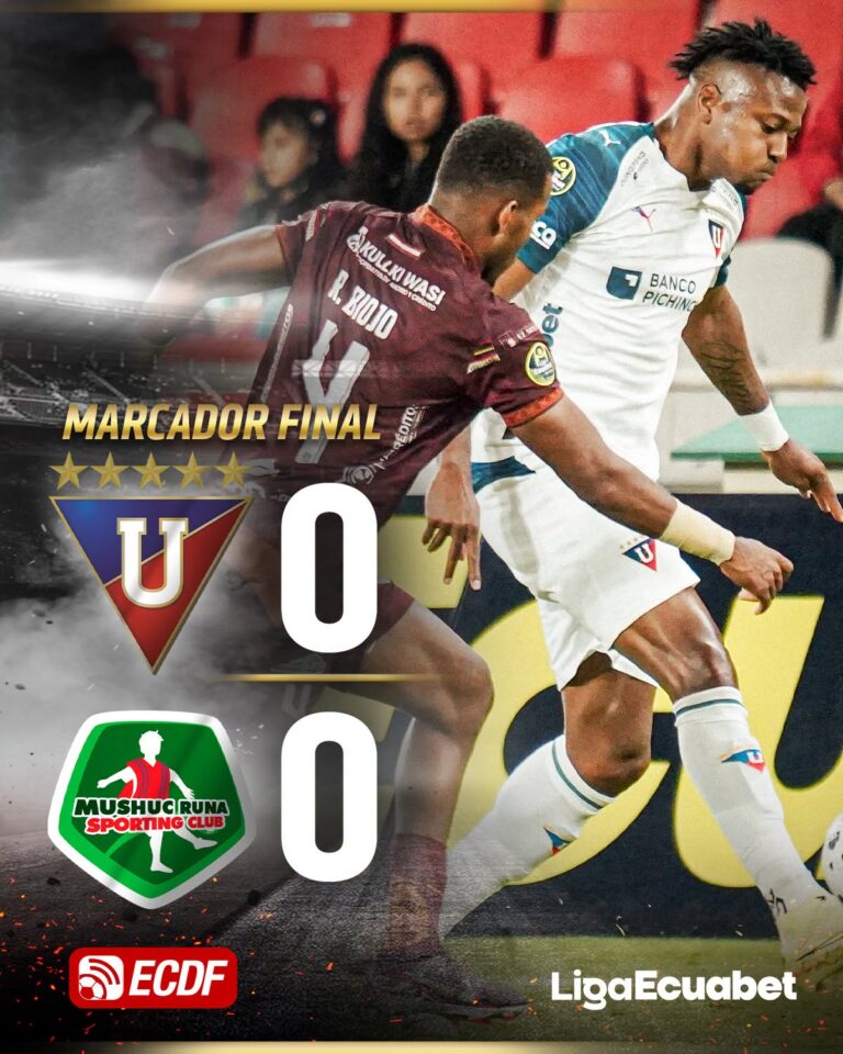 Liga de Quito VS Mushuc Runa