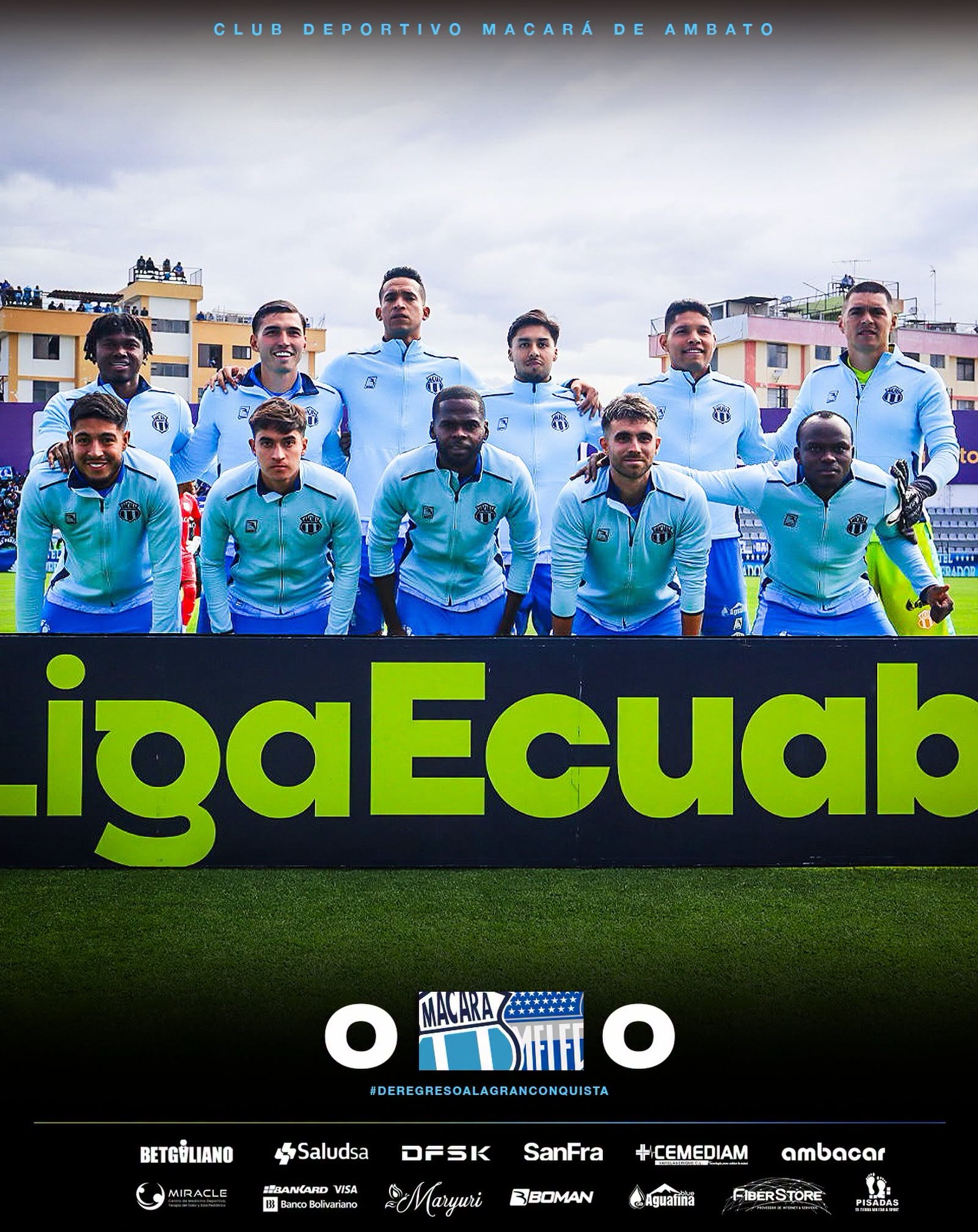 Macara VS Emelec 30ava. Fecha Liga Pro 2026 Ecuador 1