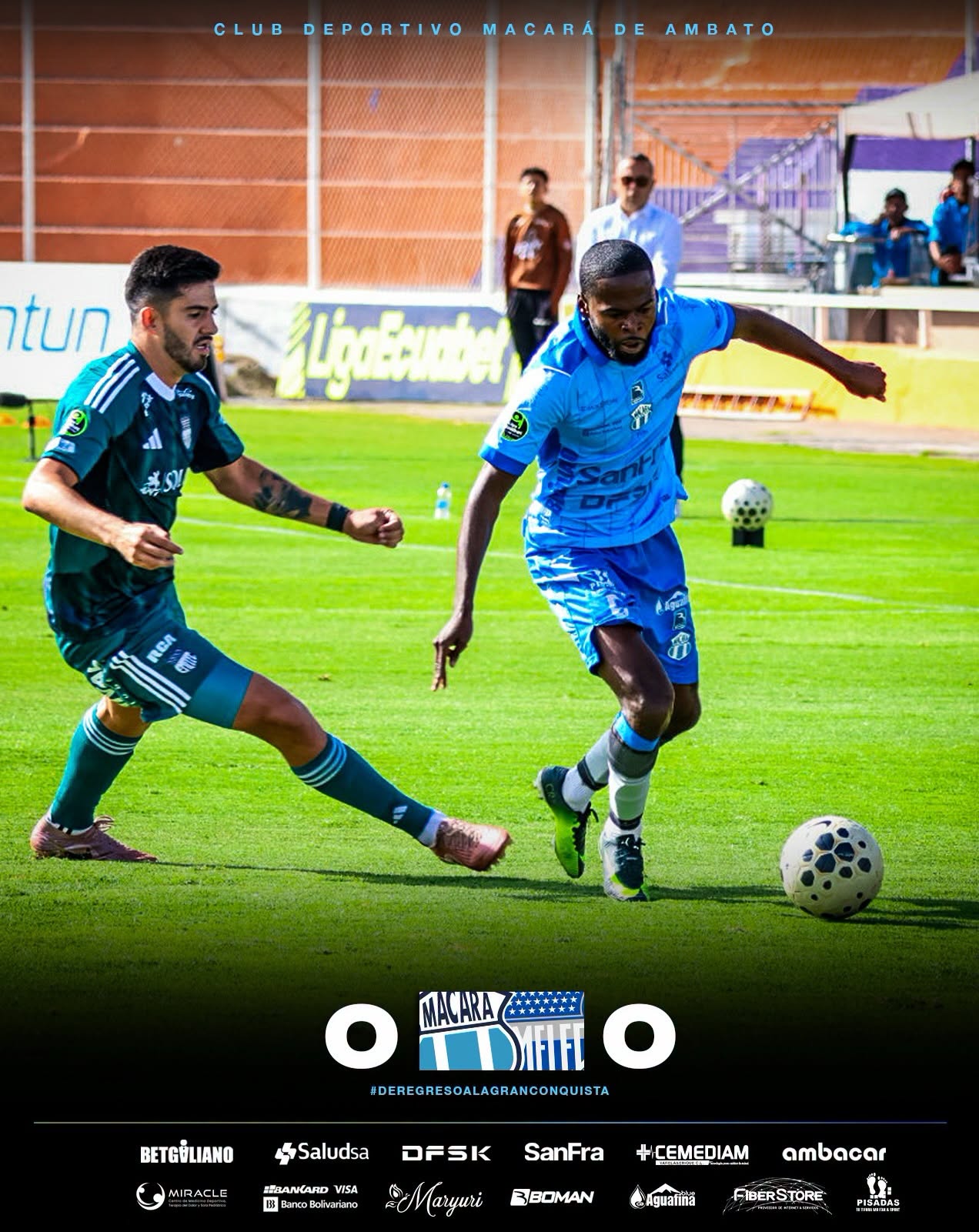 Macara VS Emelec 30ava. Fecha Liga Pro 2026 Ecuador 3