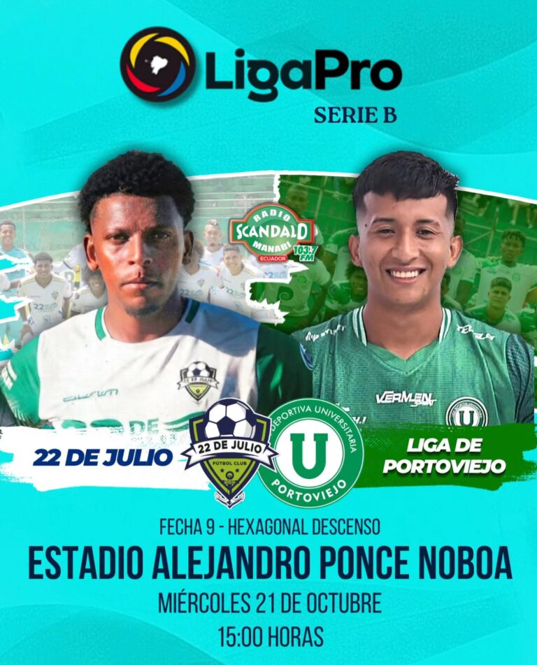 22 de Julio VS Liga de Portoviejo