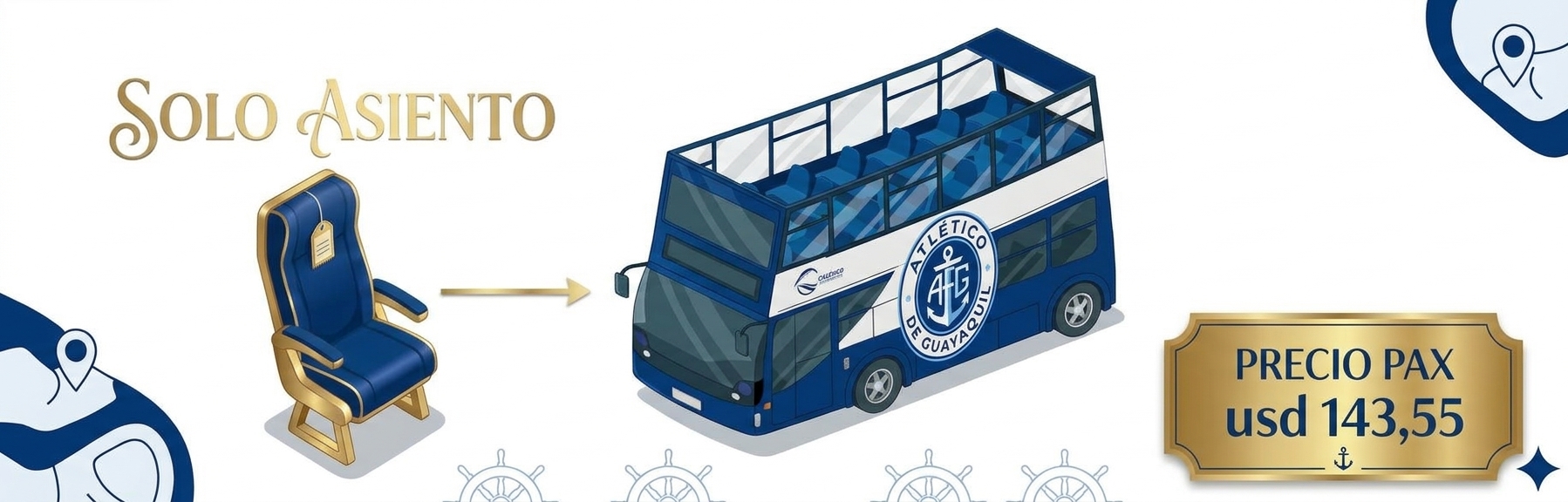 Caravana del Hincha Atletico FC Solo Asiento