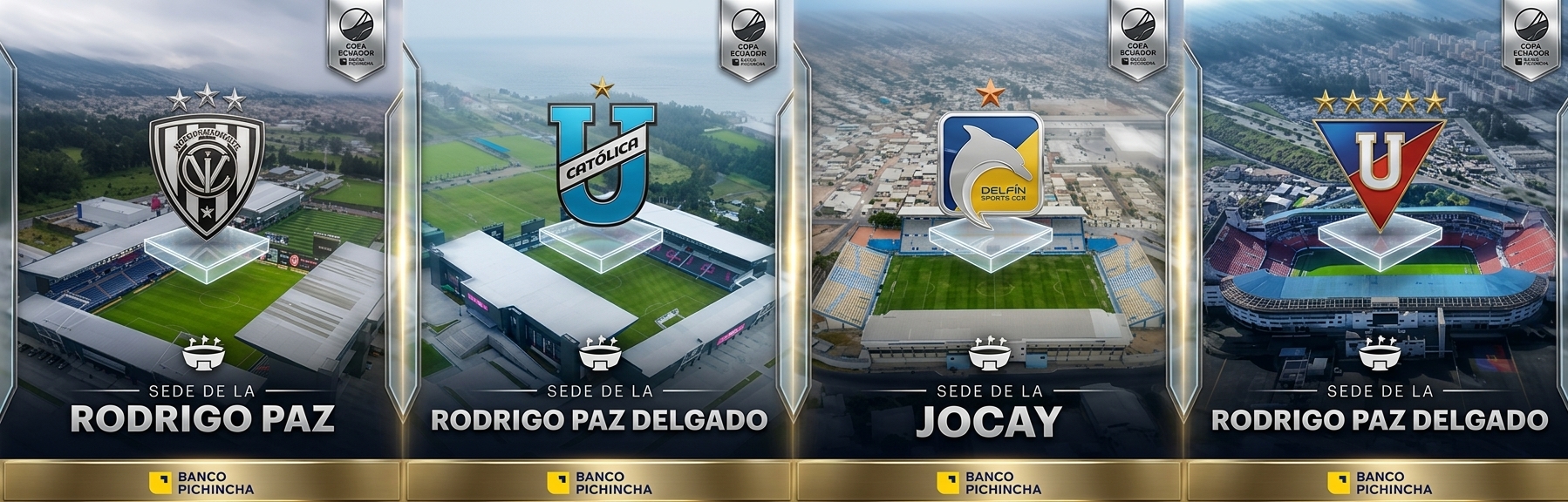Estadios Semifinales Copa Ecuador 2026