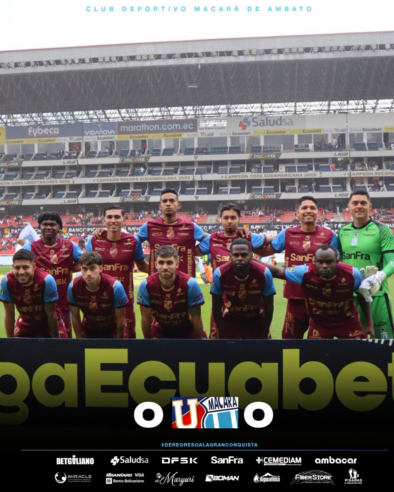 Liga VS Macara 4ta. Fecha 4 Cuadrangular 1 Ecuador 3